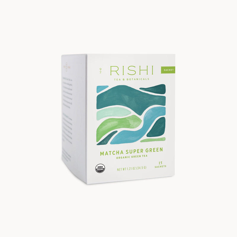 The Matcha Super Green tea from Rishi Tea & Botanicals.