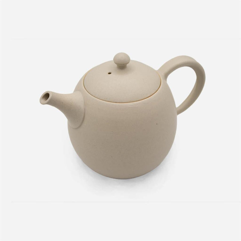 Elevate your tea experience with a Gote Sasame Kyusu teapot from Rishi Tea & Botanicals on a white background.