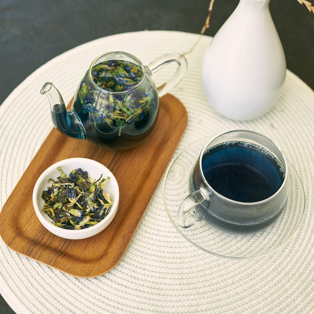  Stoneware Mushroom Tea-for-One Set