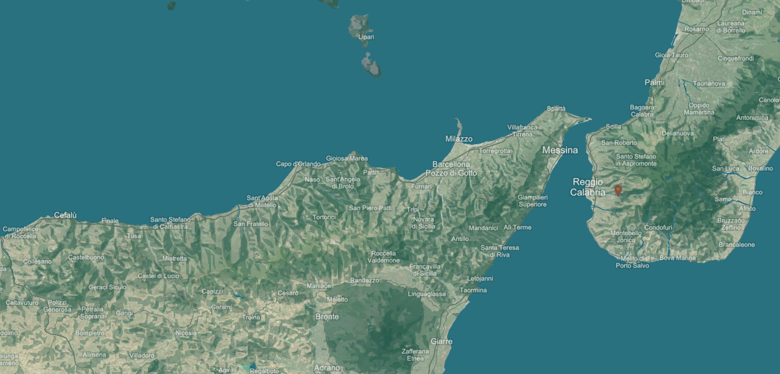 Calabria background map desktop