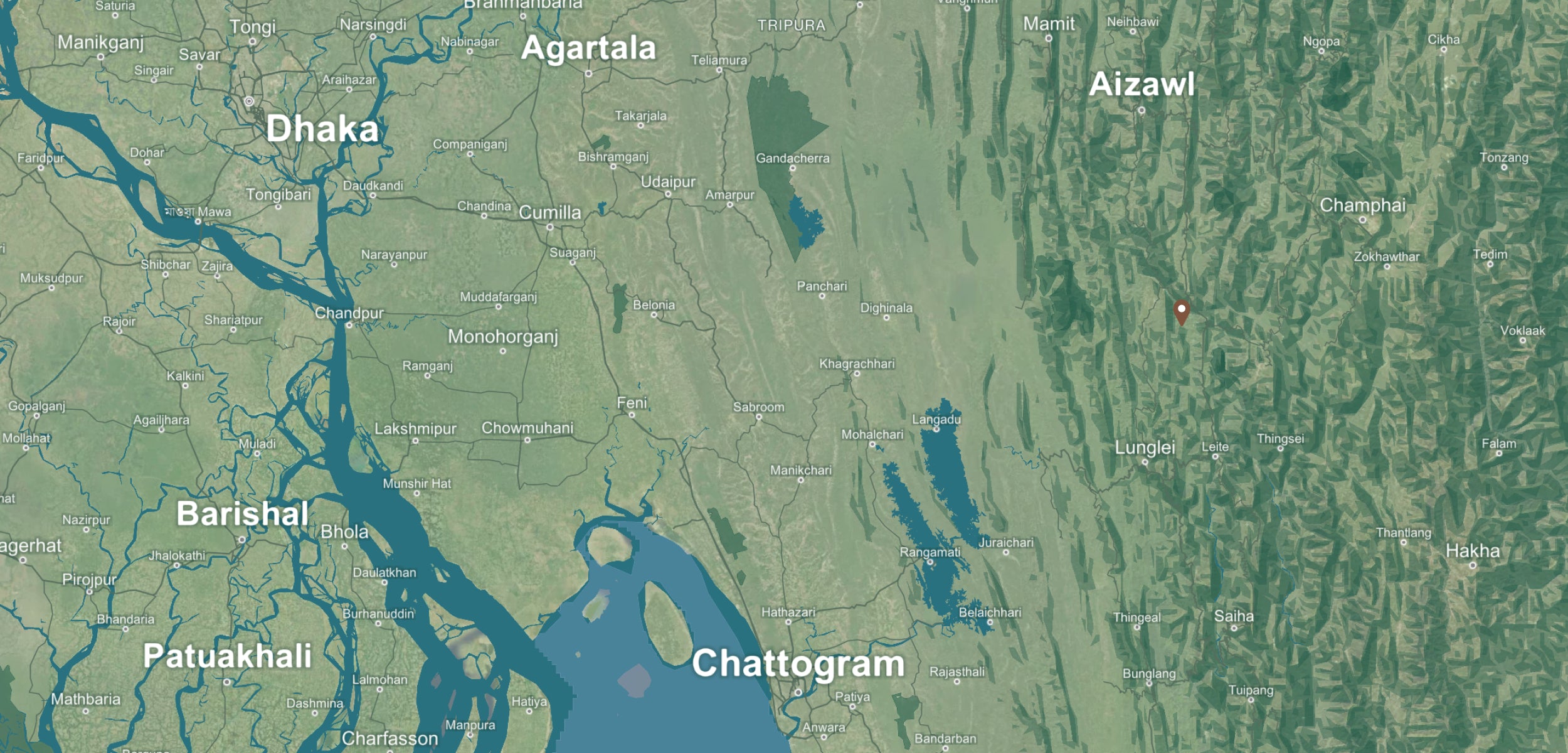 Mizoram background map desktop
