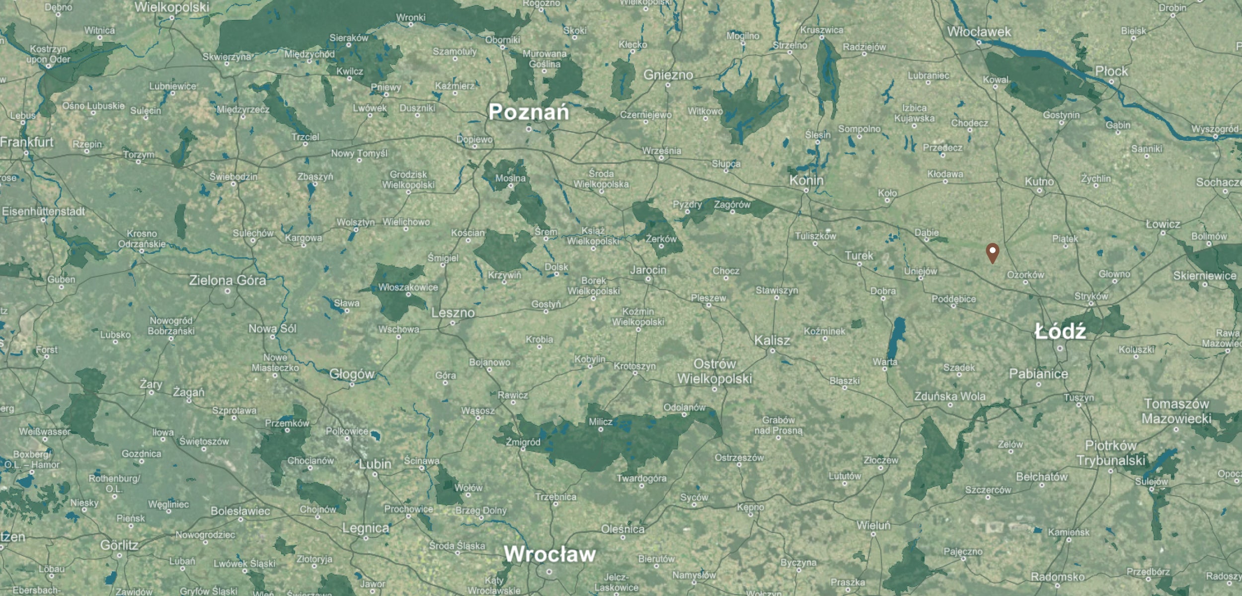 Poland background map desktop