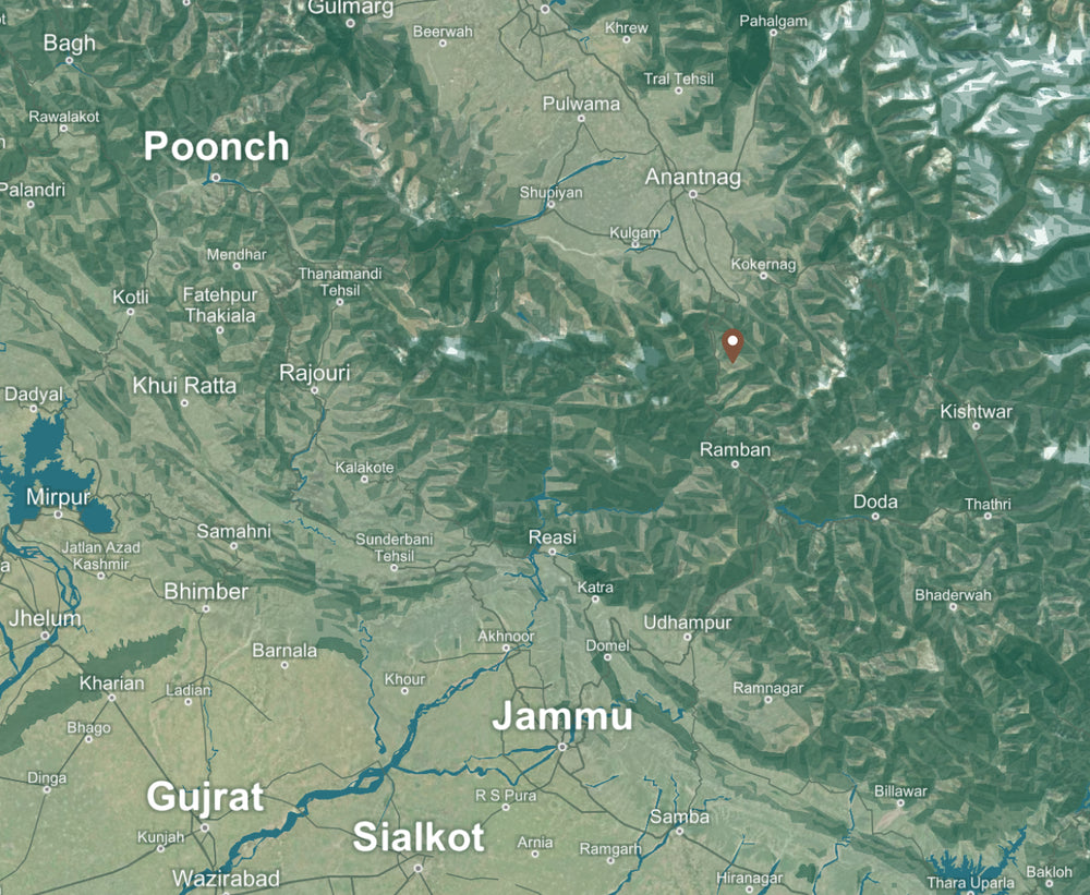 Kashmir background map mobile