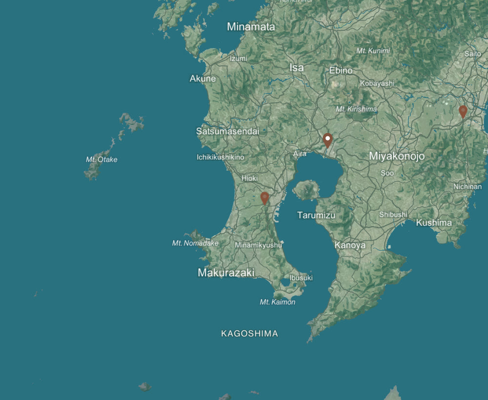 Kirishima Mountain background map mobile