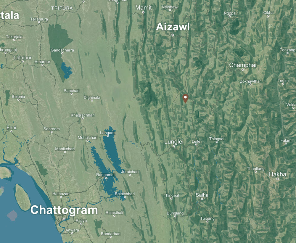 Mizoram background map mobile