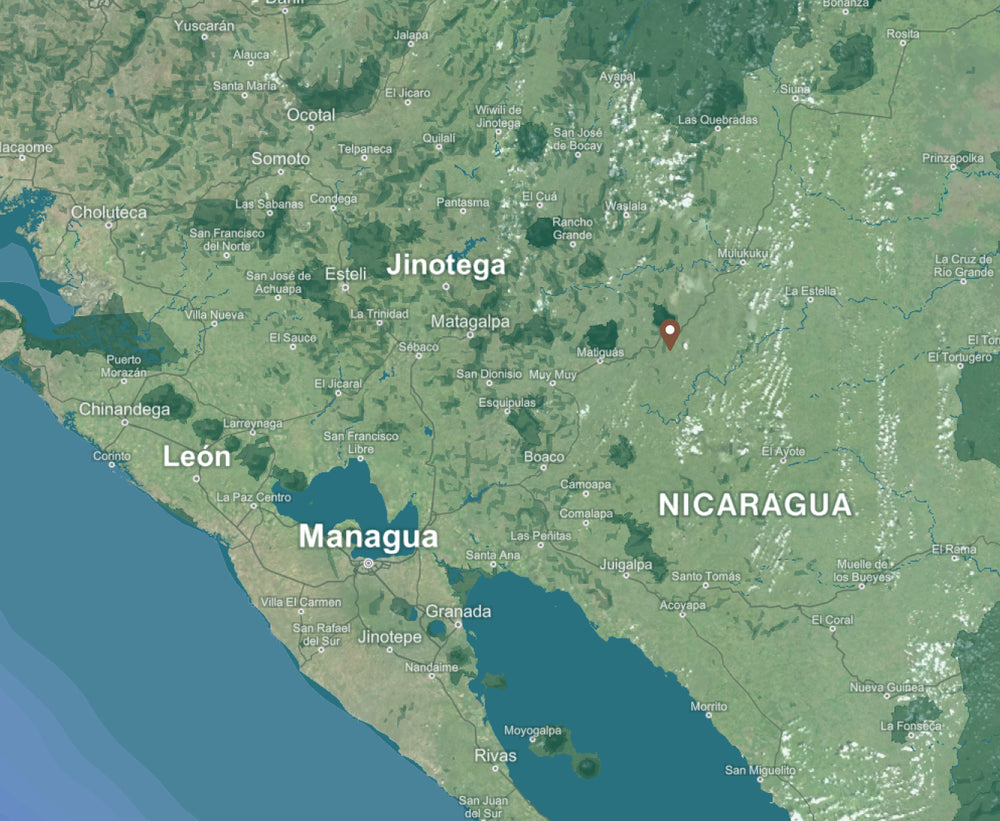 Nicaragua background map mobile