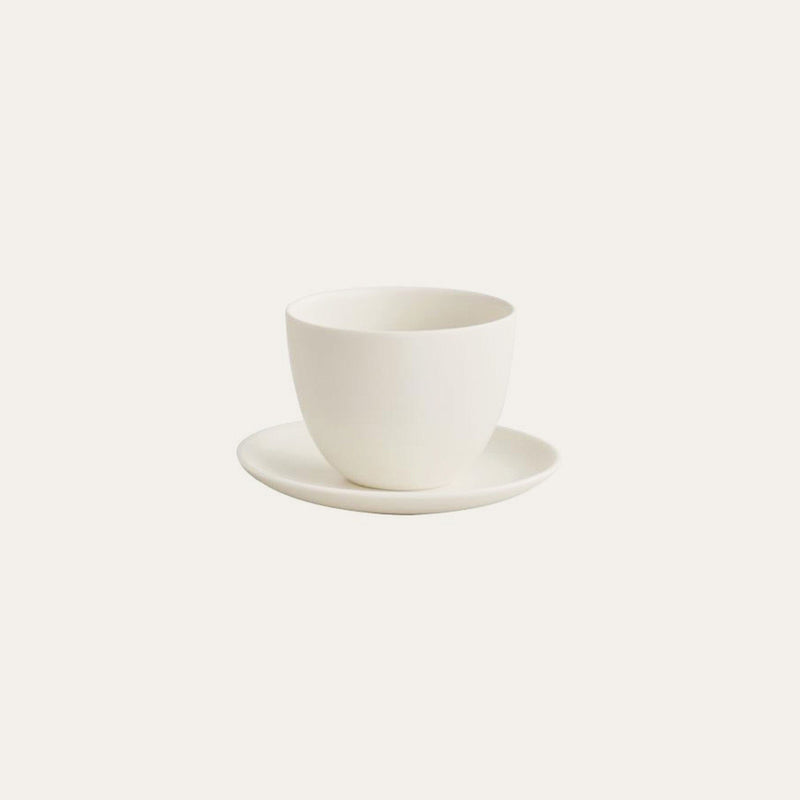 Kinto Pebble Porcelain Teacup & Saucer hover image