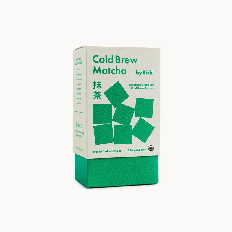 Rishi Tea & Botanicals Cold Brew Matcha green tea.