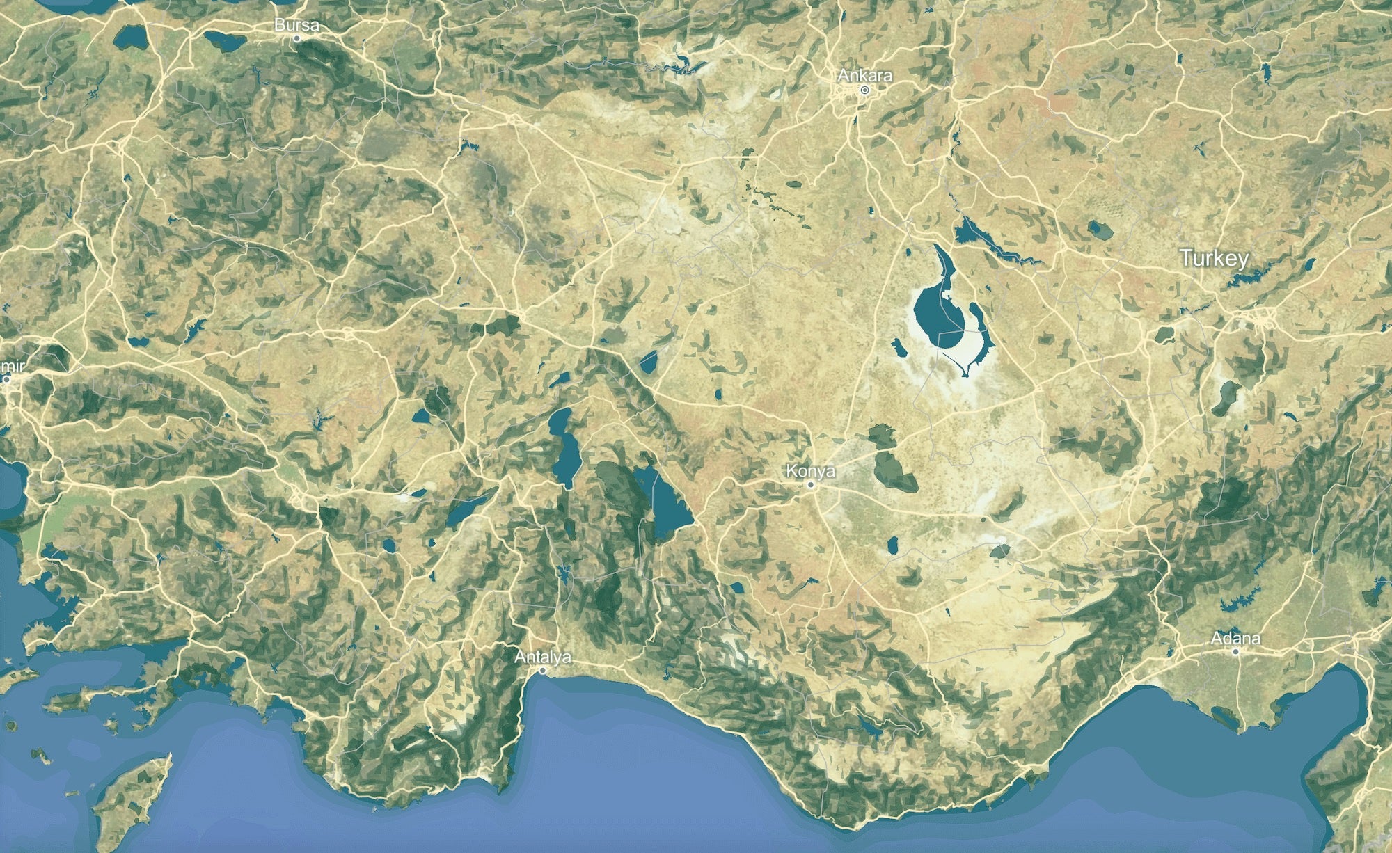 Turkey background map desktop