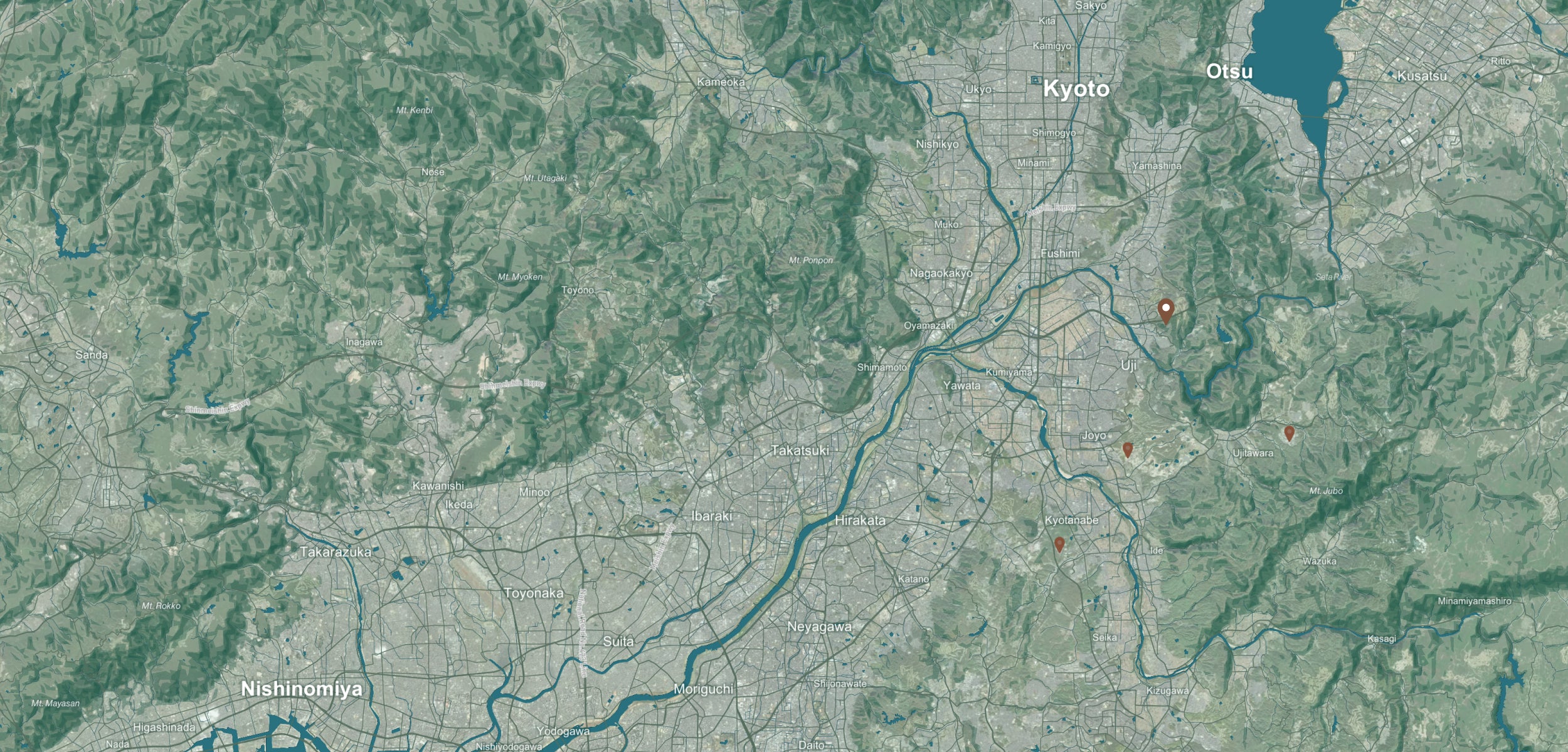 Shirakawa background map desktop