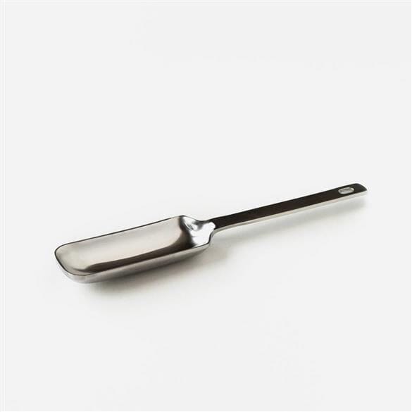 A Stainless Steel Tablespoon by Yifang Technology Limited on a white surface.
