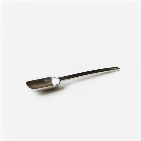 A Stainless Steel Teaspoon from Yifang Technology Limited on a white background.
